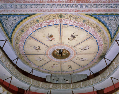 Le plafond © Région Bourgogne-Franche-Comté, Inventaire du patrimoine