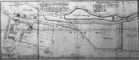 Plan de l'usine du Crochot [...]. © Région Bourgogne-Franche-Comté, Inventaire du patrimoine