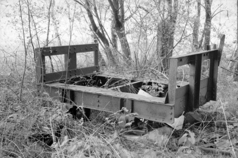 Forge Neuve. Chariot de transport sur voie étroite. © Région Bourgogne-Franche-Comté, Inventaire du patrimoine Forge Neuve. Chariot de transport sur voie étroite. © Région Bourgogne-Franche-Comté, Inventaire du patrimoine