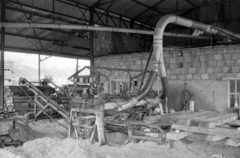 La machine à apprêter les traverses. © Région Bourgogne-Franche-Comté, Inventaire du patrimoine