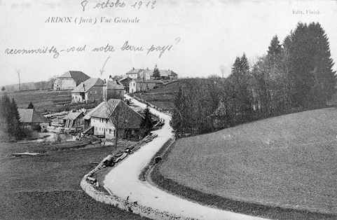 Ardon (Jura). Vue générale. © Région Bourgogne-Franche-Comté, Inventaire du patrimoine Ardon (Jura). Vue générale. © Région Bourgogne-Franche-Comté, Inventaire du patrimoine