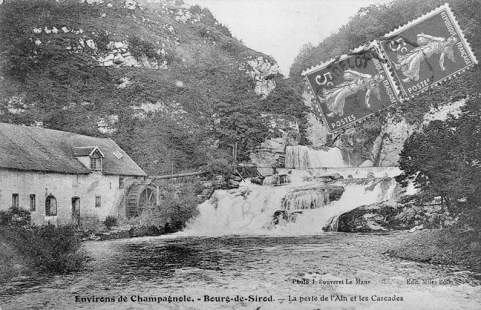 Environs de Champagnole. - Bourg-de-Sirod. - La perte de l'Ain et les Cascades. © Région Bourgogne-Franche-Comté, Inventaire du patrimoine