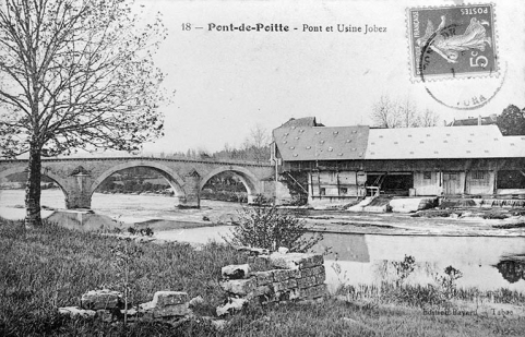 Pont-de-Poitte - Pont et Usine Jobez. © Région Bourgogne-Franche-Comté, Inventaire du patrimoine