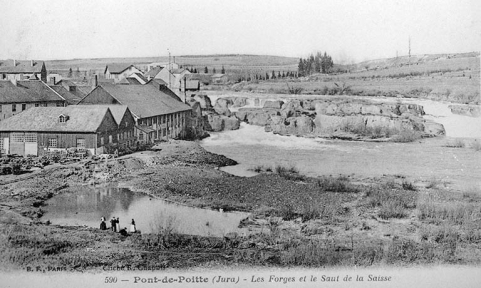 Pont-de-Poitte (Jura) - Les Forges et le Saut de la Saisse. © Région Bourgogne-Franche-Comté, Inventaire du patrimoine
