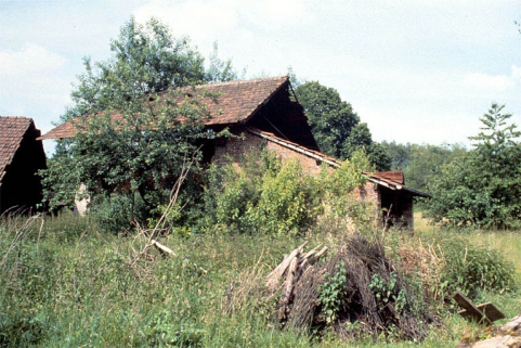 Bâtiment du four (C), depuis le sud. © Région Bourgogne-Franche-Comté, Inventaire du patrimoine