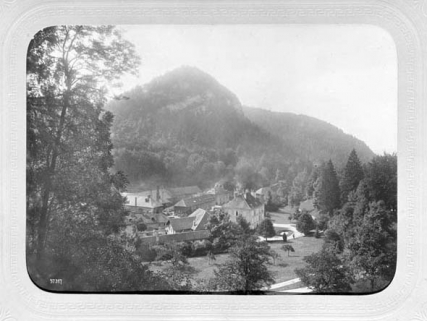 Logement patronal et usine, à la fin du 19e siècle. © Région Bourgogne-Franche-Comté, Inventaire du patrimoine
