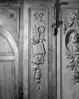 Côté sud : parclose à droite de la porte. © Région Bourgogne-Franche-Comté, Inventaire du patrimoine