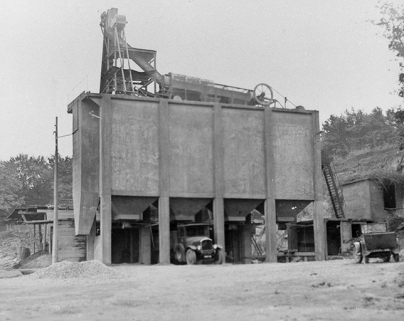 Poste de concassage (C) vu de l'ouest. © Région Bourgogne-Franche-Comté, Inventaire du patrimoine
