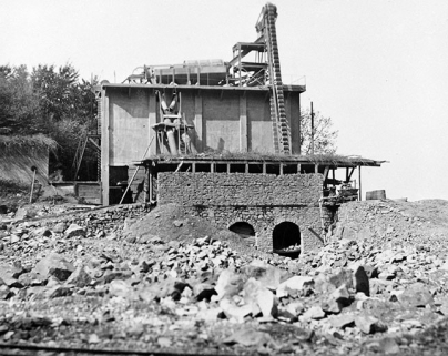 Poste de concassage (C) vu de l'est. © Région Bourgogne-Franche-Comté, Inventaire du patrimoine