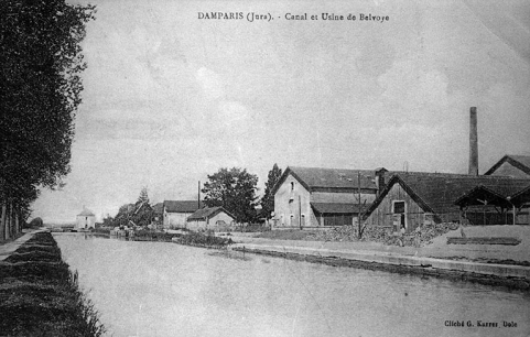 Damparis (Jura). Canal et Usine de Belvoye. © Région Bourgogne-Franche-Comté, Inventaire du patrimoine
