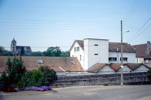 Façade postérieure des ateliers (G, H, I), depuis l'ouest. © Région Bourgogne-Franche-Comté, Inventaire du patrimoine