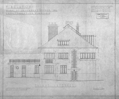 M. Nélaton [...] Transformation d'immeuble. Façade latérale. © Région Bourgogne-Franche-Comté, Inventaire du patrimoine