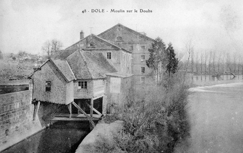 Dole - Moulin sur le Doubs. © Région Bourgogne-Franche-Comté, Inventaire du patrimoine Dole - Moulin sur le Doubs. © Région Bourgogne-Franche-Comté, Inventaire du patrimoine