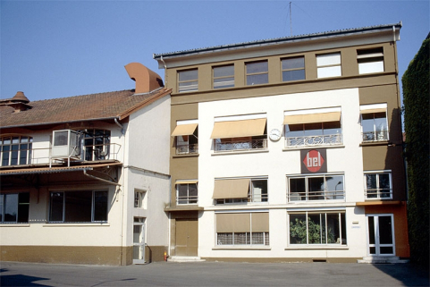 Façade antérieure des bureaux. © Région Bourgogne-Franche-Comté, Inventaire du patrimoine