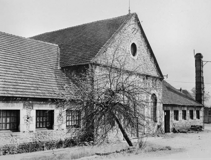 Conserverie (atelier de fonderie F) : mur pignon nord. © Région Bourgogne-Franche-Comté, Inventaire du patrimoine Conserverie (atelier de fonderie F) : mur pignon nord. © Région Bourgogne-Franche-Comté, Inventaire du patrimoine