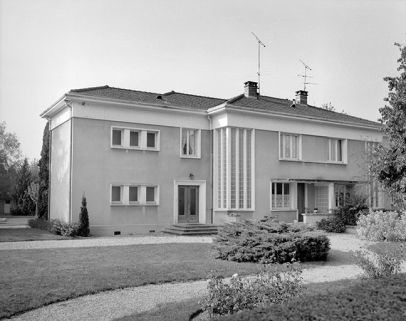 Maison d'ingénieurs de type 5D, 6, 8 rue Marin La Meslée, façade postérieure et face gauche. © Région Bourgogne-Franche-Comté, Inventaire du patrimoine