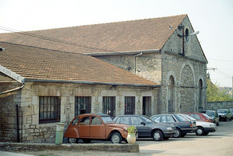 Atelier de moulage (E) et extrémité de la fonderie (F). © Région Bourgogne-Franche-Comté, Inventaire du patrimoine Atelier de moulage (E) et extrémité de la fonderie (F). © Région Bourgogne-Franche-Comté, Inventaire du patrimoine