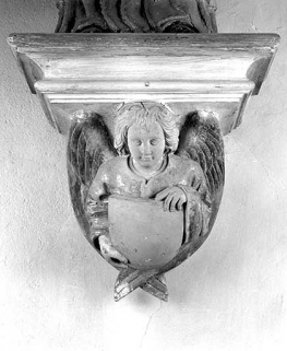 Console de gauche, vue de face. © Région Bourgogne-Franche-Comté, Inventaire du patrimoine