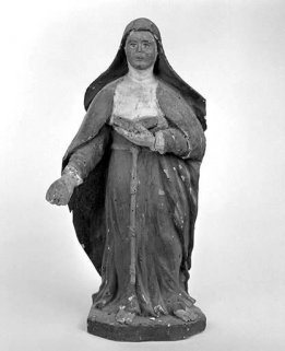 Religieuse : sainte Claire ? © Région Bourgogne-Franche-Comté, Inventaire du patrimoine