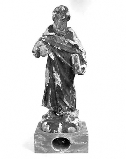 Le saint vu de face. © Région Bourgogne-Franche-Comté, Inventaire du patrimoine