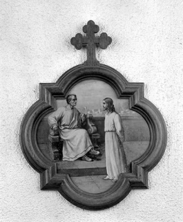 Première station : Jésus condamné à mort. © Région Bourgogne-Franche-Comté, Inventaire du patrimoine