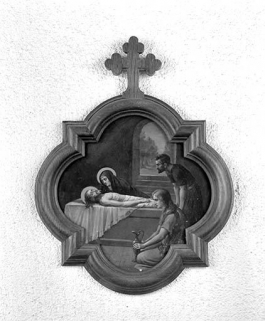 Quatorzième station : mise au tombeau. © Région Bourgogne-Franche-Comté, Inventaire du patrimoine
