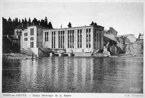 Pont-de-Poitte - Usine électrique de la Saisse. © Région Bourgogne-Franche-Comté, Inventaire du patrimoine