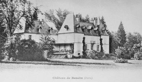 Le château de Baudin (Jura). © Région Bourgogne-Franche-Comté, Inventaire du patrimoine