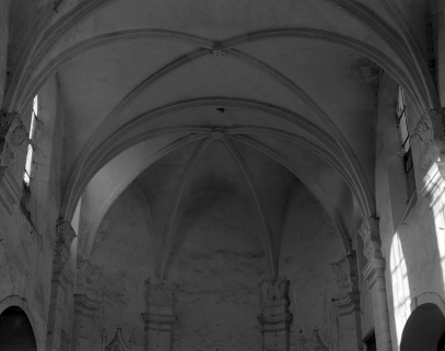 Chapelle : intérieur, voûtes du choeur. © Région Bourgogne-Franche-Comté, Inventaire du patrimoine