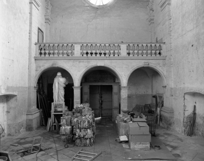 Chapelle : intérieur; tribune de face. © Région Bourgogne-Franche-Comté, Inventaire du patrimoine