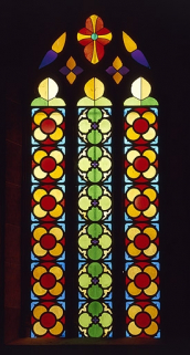 Verrière (baie 9) : vue d'ensemble. © Région Bourgogne-Franche-Comté, Inventaire du patrimoine