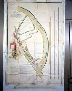 Plan général de l'usine en 1821. © Région Bourgogne-Franche-Comté, Inventaire du patrimoine ;  Archives nationales