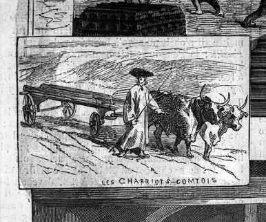 Forges de la Franche-Comté. - Usine de Rans : les chariots comtois. © Région Bourgogne-Franche-Comté, Inventaire du patrimoine