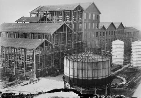 Construction de l'atelier de caustification : briquetage. © Région Bourgogne-Franche-Comté, Inventaire du patrimoine Construction de l'atelier de caustification : briquetage. © Région Bourgogne-Franche-Comté, Inventaire du patrimoine