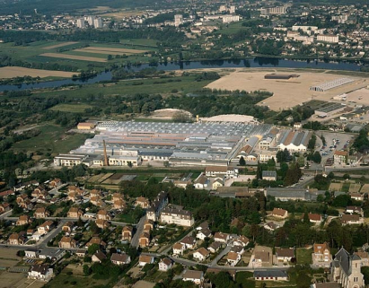 Vue aérienne depuis l'est. © Région Bourgogne-Franche-Comté, Inventaire du patrimoine Vue aérienne depuis l'est. © Région Bourgogne-Franche-Comté, Inventaire du patrimoine