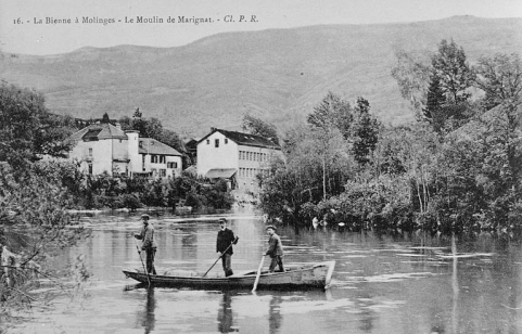 La Bienne à Molinges - Le Moulin de Marignat. © Région Bourgogne-Franche-Comté, Inventaire du patrimoine