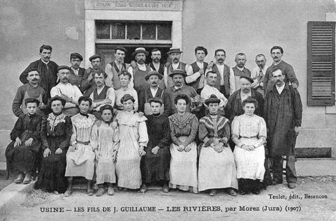 Usine - Les Fils de J. Guillaume - Les Rivières, par Morez (Jura) (1907). © Région Bourgogne-Franche-Comté, Inventaire du patrimoine Usine - Les Fils de J. Guillaume - Les Rivières, par Morez (Jura) (1907). © Région Bourgogne-Franche-Comté, Inventaire du patrimoine