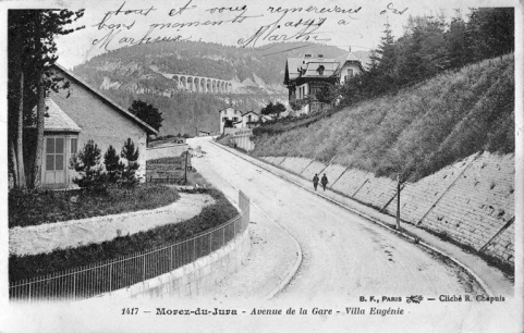 Morez-du-Jura - Avenue de la Gare - Villa Eugénie, entre 1899 et 1905. © Région Bourgogne-Franche-Comté, Inventaire du patrimoine
