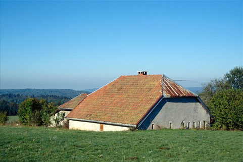 Vue générale de la fromagerie des Raisses, à Longchaumois. © Région Bourgogne-Franche-Comté, Inventaire du patrimoine