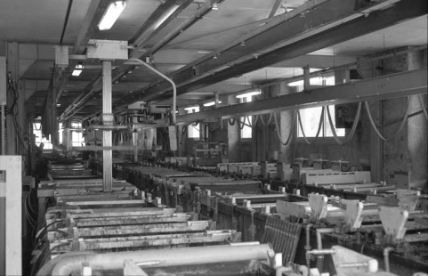 Intérieur de l'atelier de fabrication. © Région Bourgogne-Franche-Comté, Inventaire du patrimoine