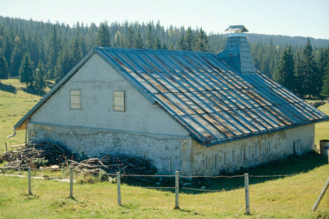 Vue générale de la fromagerie des Loges, à Bois-d'Amont. © Région Bourgogne-Franche-Comté, Inventaire du patrimoine