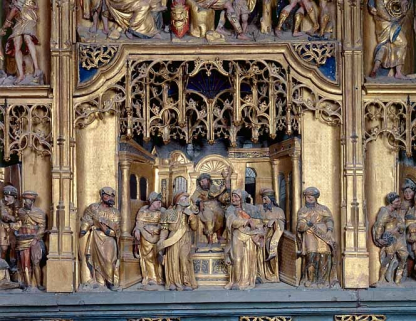 Jessé entouré de six prophètes. © Région Bourgogne-Franche-Comté, Inventaire du patrimoine