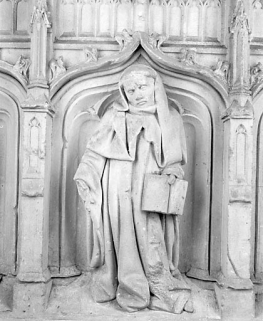 Détail : face sud, 2ème pleurant (en partant de la gauche). © Région Bourgogne-Franche-Comté, Inventaire du patrimoine