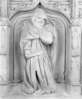 Détail : face nord, 3ème pleurant (en partant de la gauche). © Région Bourgogne-Franche-Comté, Inventaire du patrimoine