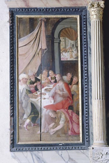 Le repas chez Simon le pharisien et l'onction des pieds du Christ. © Région Bourgogne-Franche-Comté, Inventaire du patrimoine