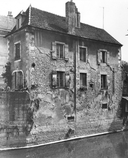 Façade postérieure de la maison datée 1780. © Région Bourgogne-Franche-Comté, Inventaire du patrimoine