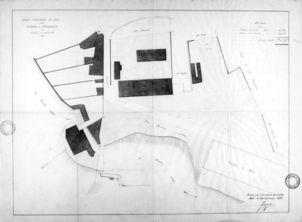 Haut fourneau de Dole. Terrain et dépendances. © Région Bourgogne-Franche-Comté, Inventaire du patrimoine