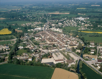 Vue aérienne. © Région Bourgogne-Franche-Comté, Inventaire du patrimoine