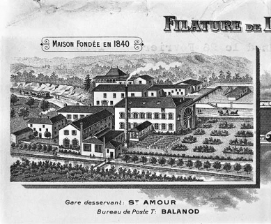 Détail du papier à en-tête. © Région Bourgogne-Franche-Comté, Inventaire du patrimoine