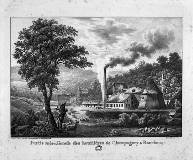 Partie méridionale des Houillères de Champagney et Ronchamp. © Région Bourgogne-Franche-Comté, Inventaire du patrimoine Partie méridionale des Houillères de Champagney et Ronchamp. © Région Bourgogne-Franche-Comté, Inventaire du patrimoine